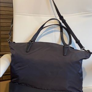 Coach navy tote